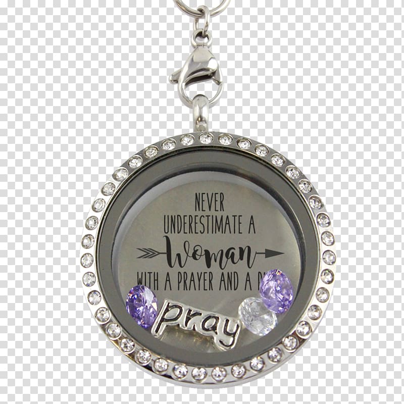 Locket Jewellery Charm bracelet Love bracelet, praying woman transparent background PNG clipart