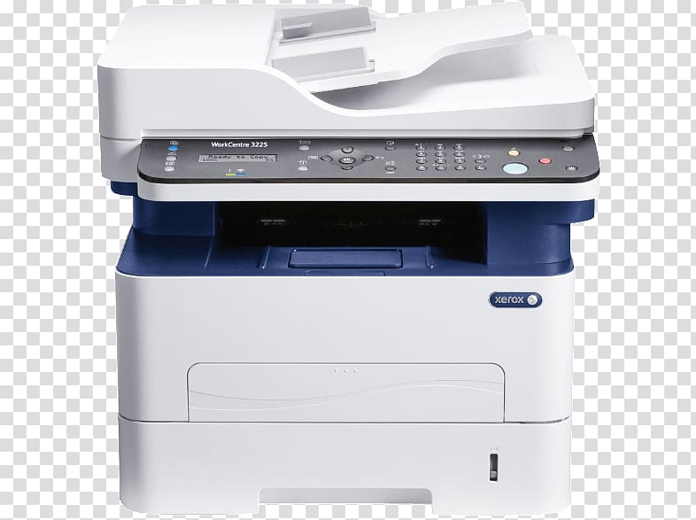 Multi-function printer Xerox WorkCentre 3225 Fax, printer transparent background PNG clipart