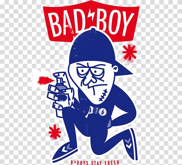 T-shirt Graphic design Text Logo, bad boys transparent background PNG clipart