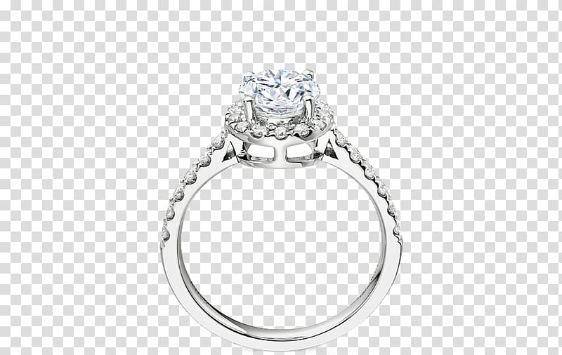 Engagement ring Tacori Diamond Wedding ring, Grand Emperor platinum diamond ring transparent background PNG clipart