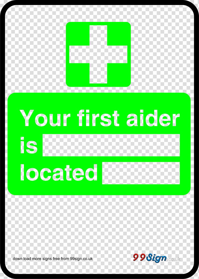 First Aid Supplies First Aid Kits Signage Safety, First Aider transparent background PNG clipart