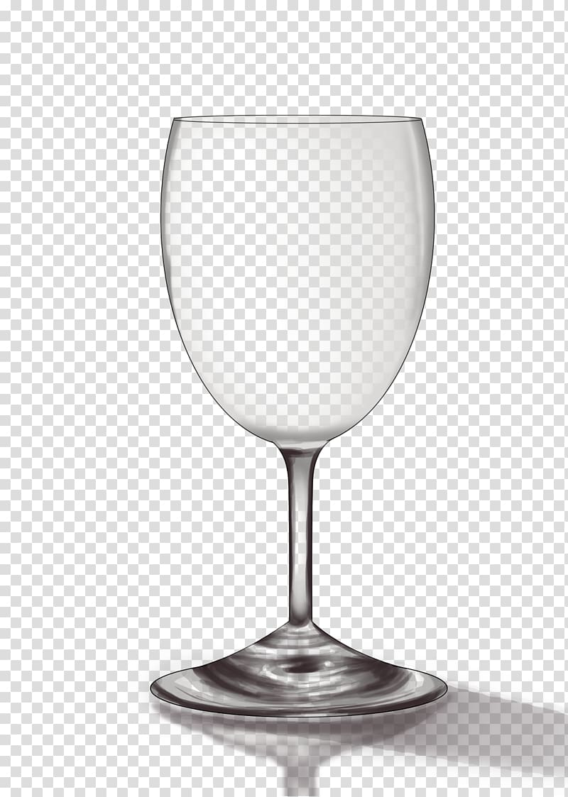 clear long-stem wine glass illustration, Red Wine Wine glass Computer file, Red wine glass transparent background PNG clipart