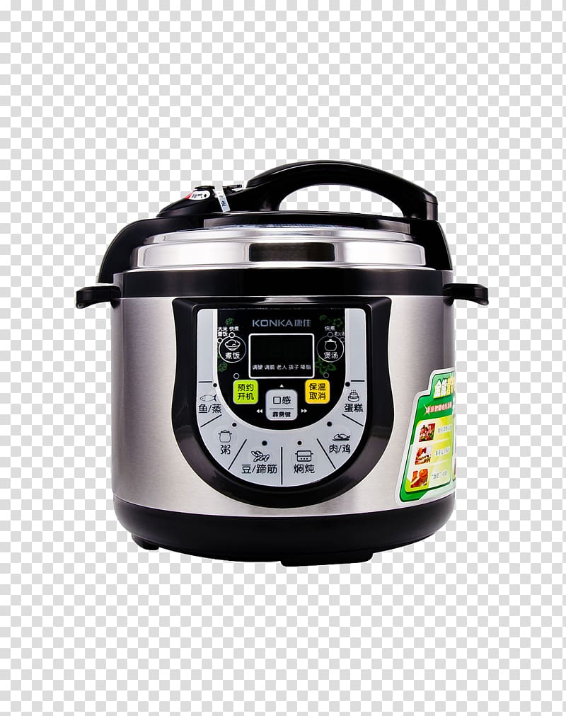 Rice cooker Pressure cooking Electricity Konka Group, Electric rice cooker transparent background PNG clipart