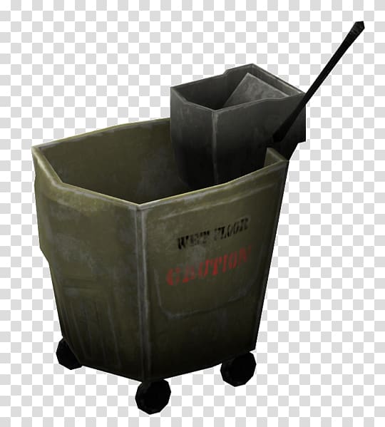 Mop bucket cart Cleaner Fallout: New Vegas, bucket transparent background PNG clipart