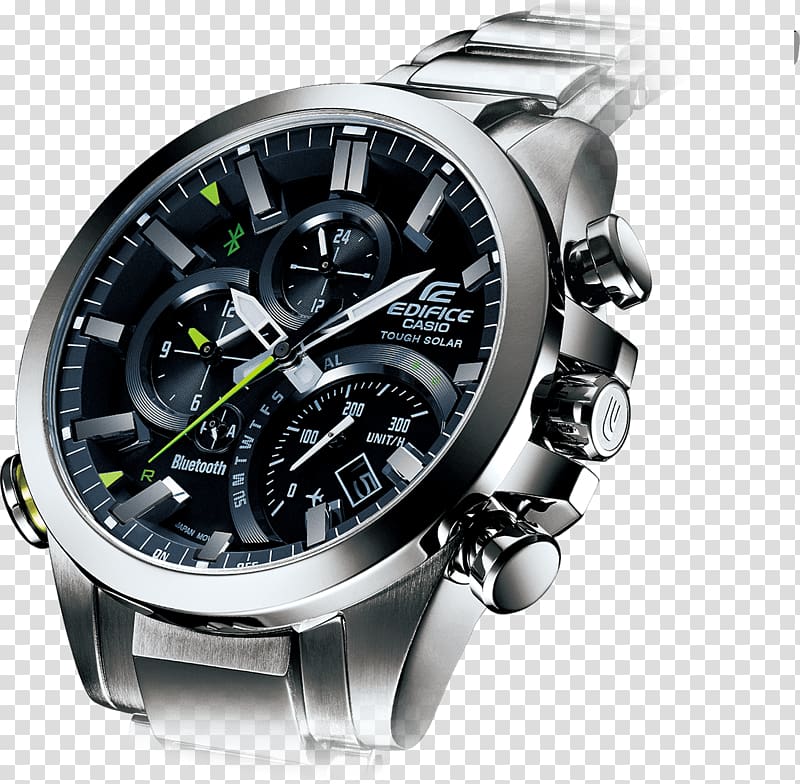 Casio Edifice Watch Chronograph G-Shock, watches transparent background PNG clipart