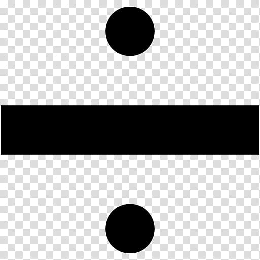 Obelus Division Sign Mathematics Symbol, Mathematics transparent background PNG clipart