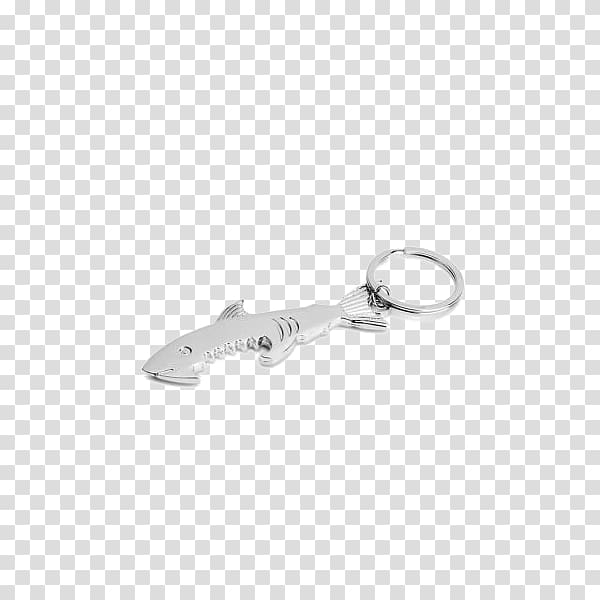 Beer Shark Keychain Bottle opener, Creative tiger shark Opener Keychain transparent background PNG clipart
