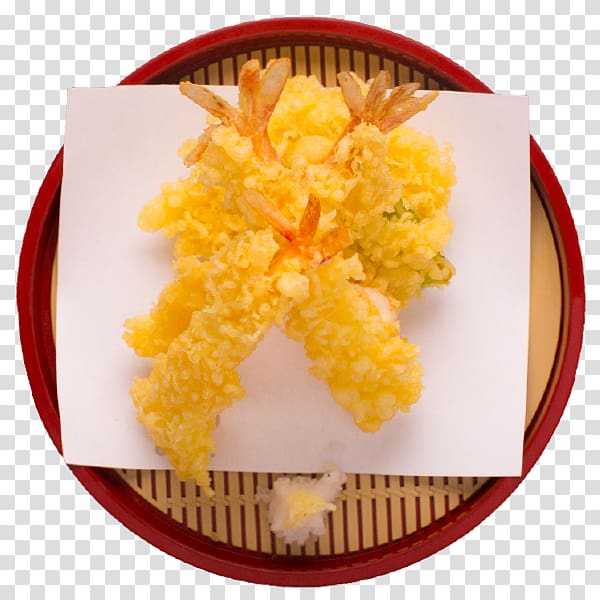 Tempura Japanese Cuisine Tonkatsu Fried shrimp Korokke, vegetable transparent background PNG clipart