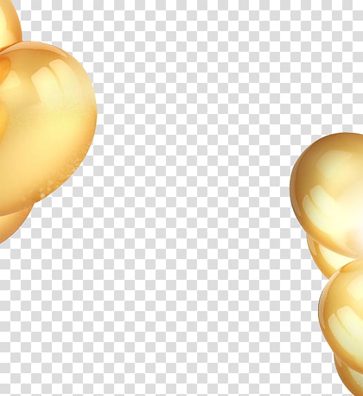 Hot air balloon Gold , Gold balloon transparent background PNG clipart
