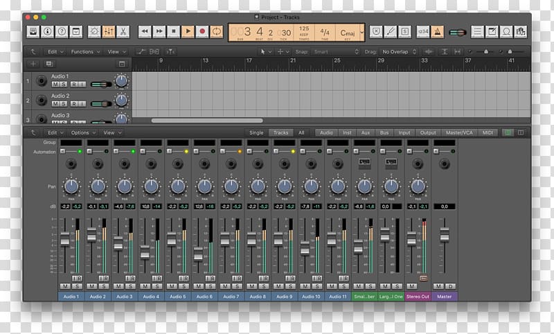 Logic Pro Audio Mixers Sound Computer Software Electronics, logic pro transparent background PNG clipart