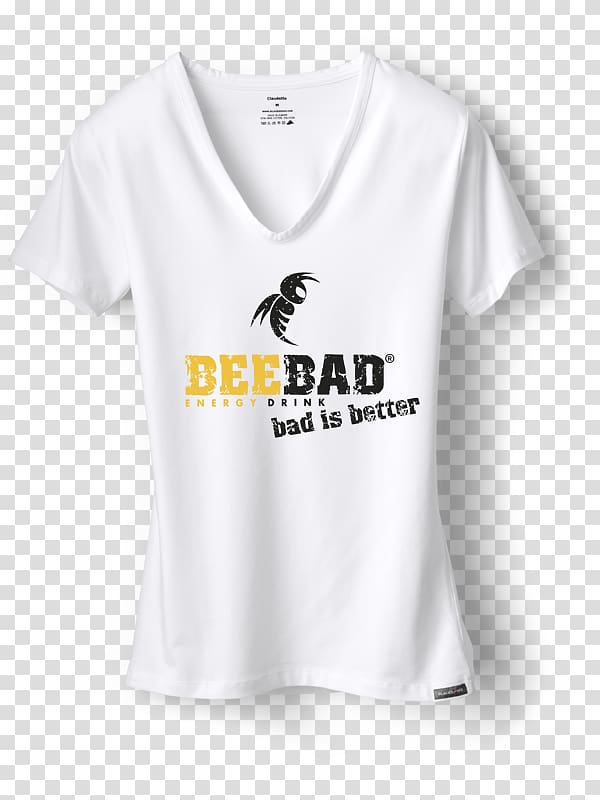 T-shirt Logo Sleeve Font, drink honey bees transparent background PNG clipart