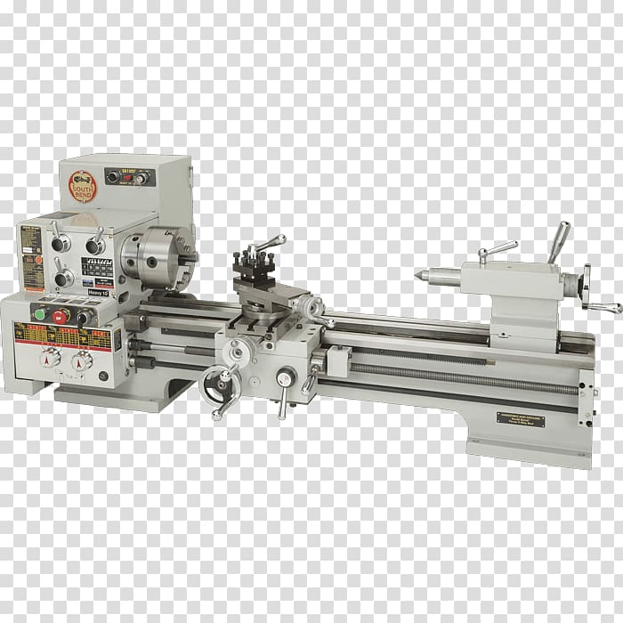 Metal lathe South Bend Lathe Machine tool, metal lathe transparent background PNG clipart