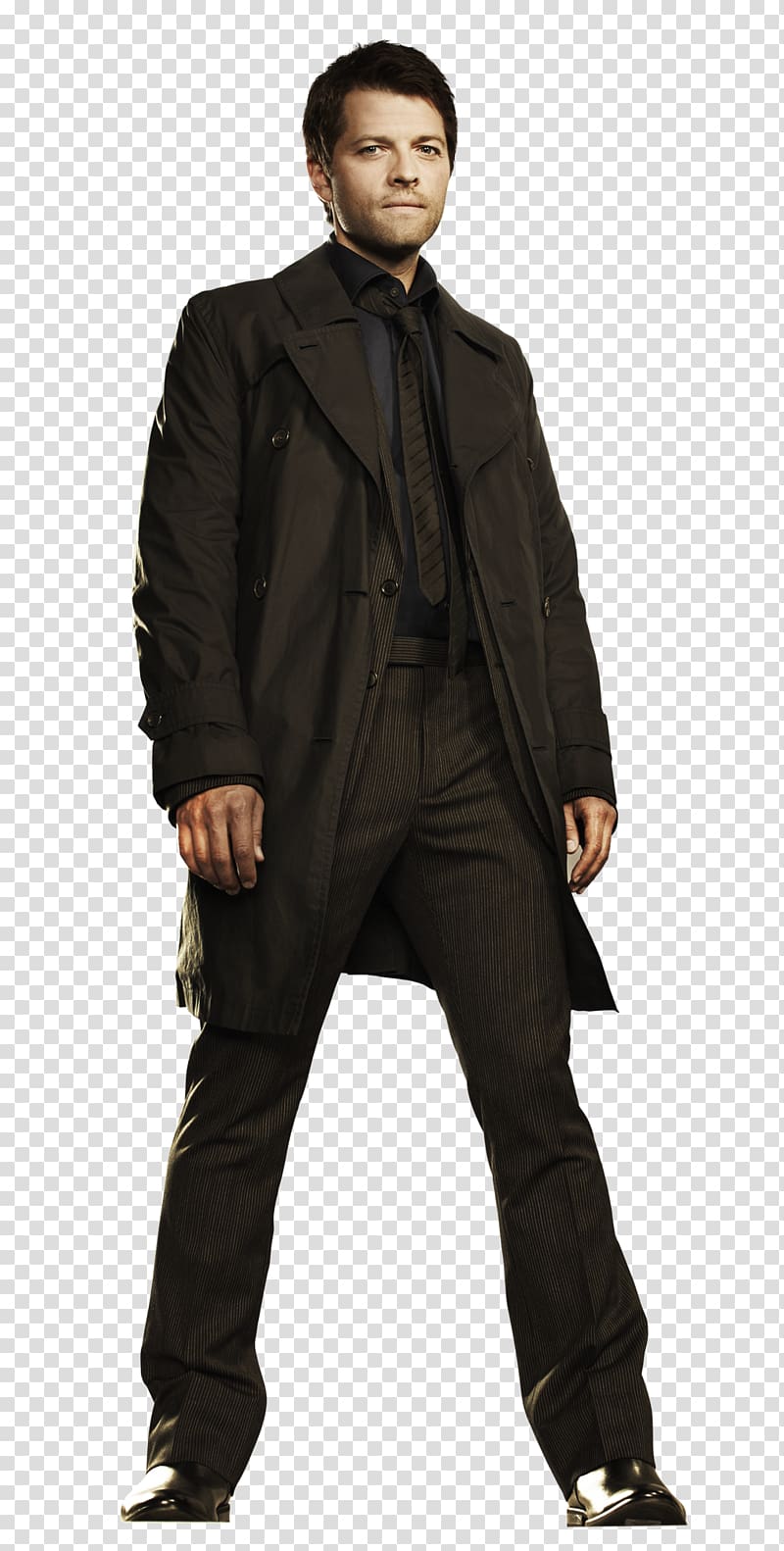 man wearing black pea coat, Jensen Ackles Supernatural Dean Winchester Sam Winchester Castiel, supernatural transparent background PNG clipart