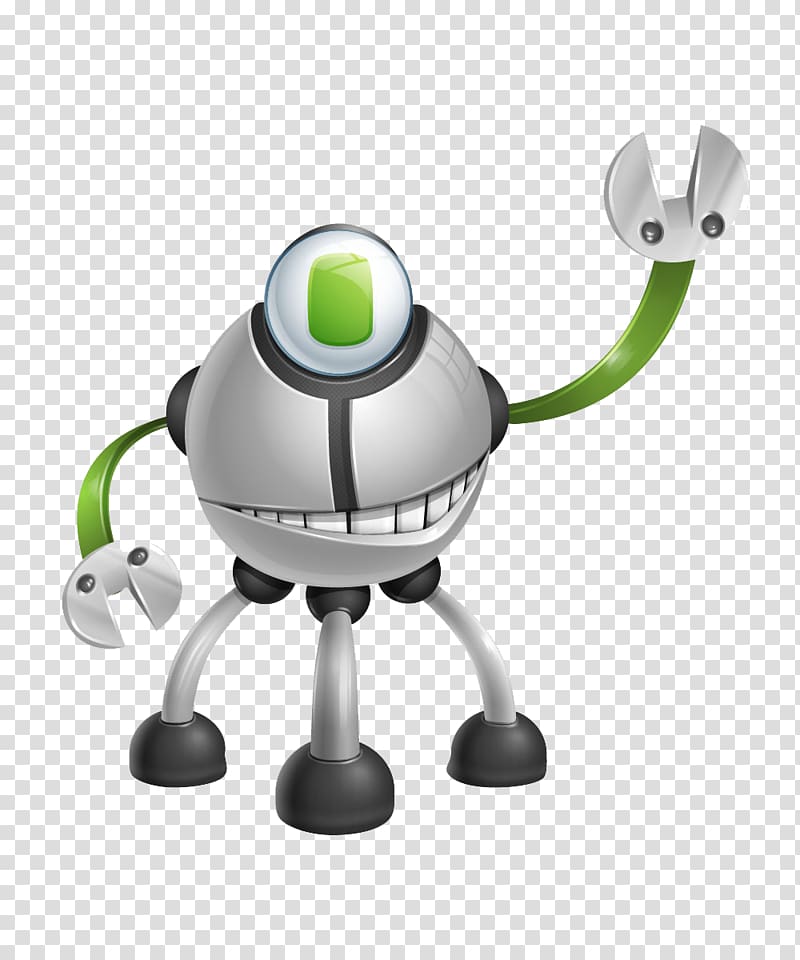 Robot Cartoon, robot transparent background PNG clipart