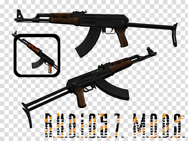 Assault rifle ARMA 2 Firearm Weapon Mod, assault rifle transparent background PNG clipart