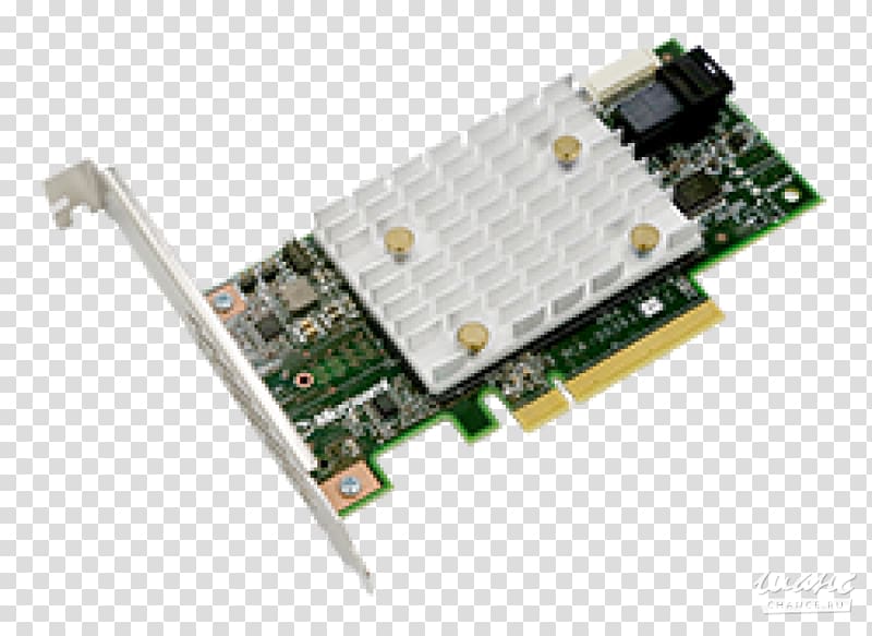 Adaptec Serial Attached SCSI Host adapter PCI Express Controller, others transparent background PNG clipart