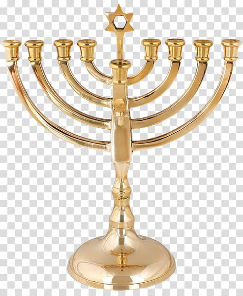 Menorah Hanukkah Judaism Candle Jewish ceremonial art, Judaism transparent background PNG clipart