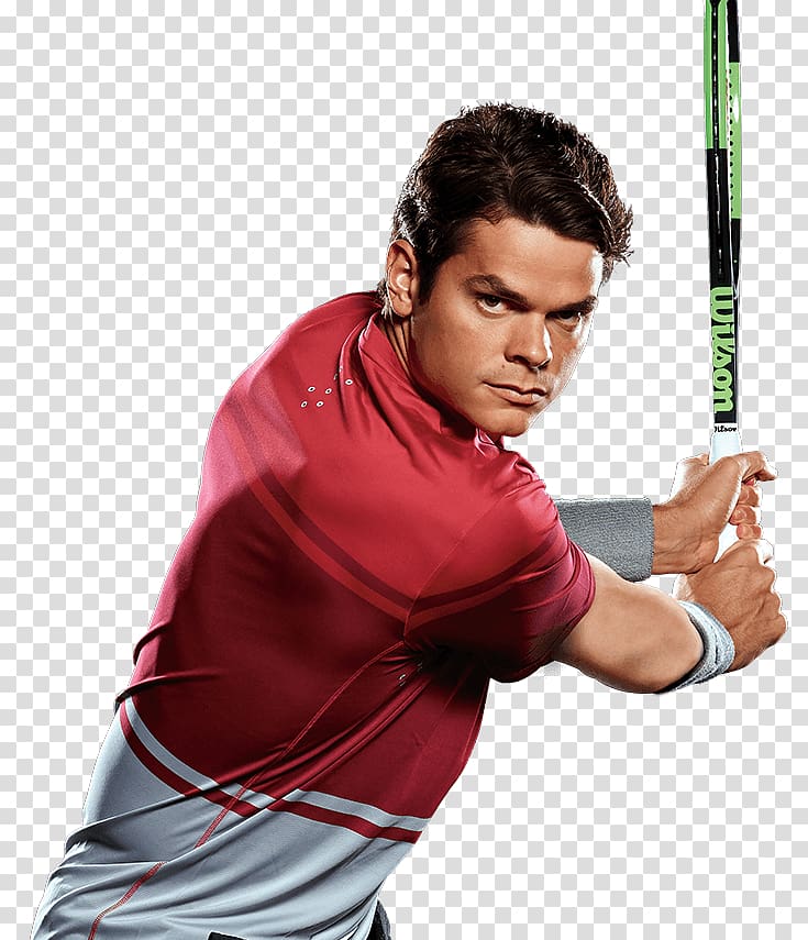Milos Raonic Wilson Sporting Goods Racket Babolat Tennis, tennis transparent background PNG clipart