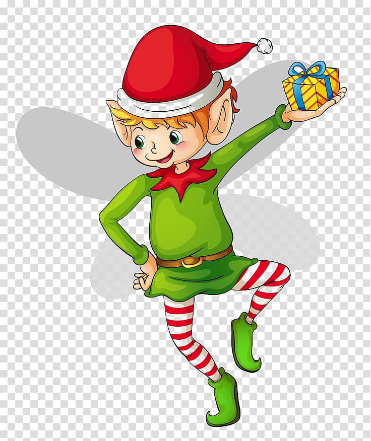 The Elf on the Shelf Santa Claus , Elf transparent background PNG clipart