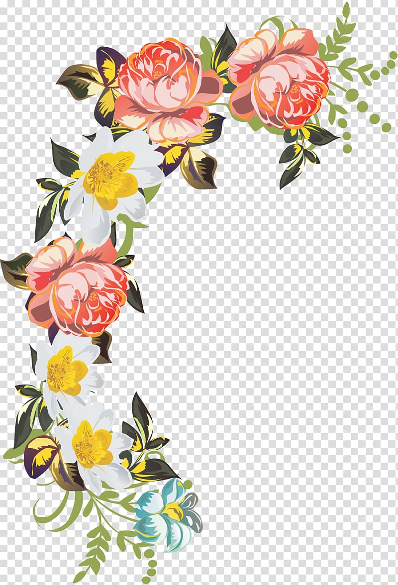 Flower Ornament Floral design , mural transparent background PNG clipart