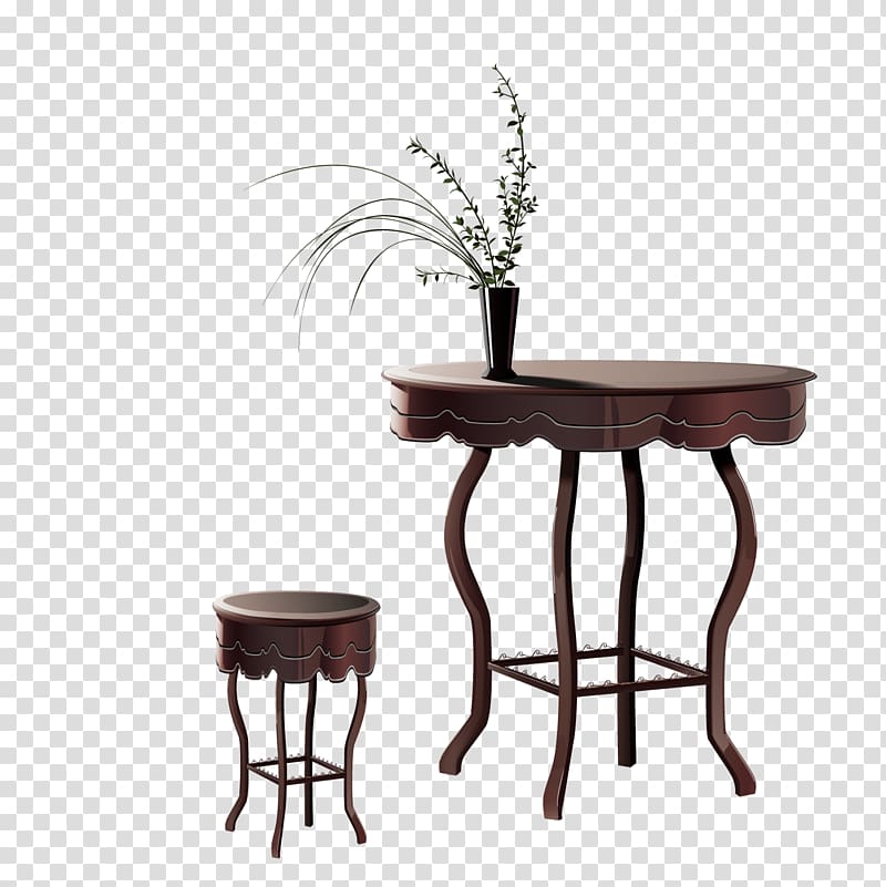 Table Furniture Chair Wood, Wooden tables and chairs transparent background PNG clipart