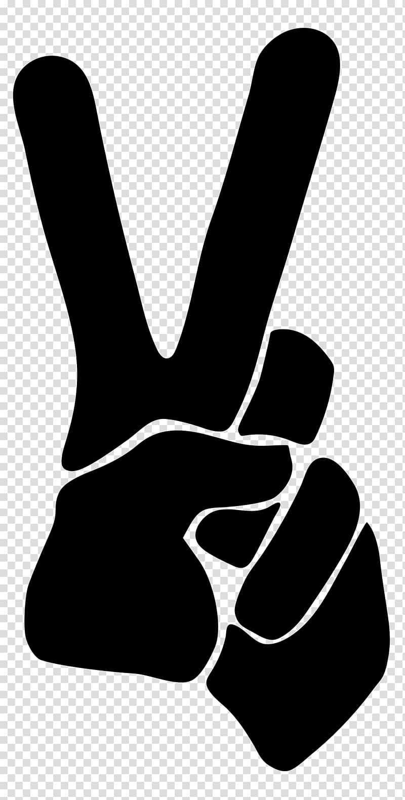 Peace symbols Silhouette , peace symbol transparent background PNG clipart