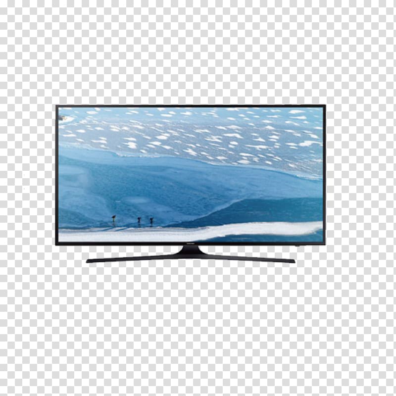 4K resolution Ultra-high-definition television Smart TV LED-backlit LCD Samsung, LCD TV transparent background PNG clipart