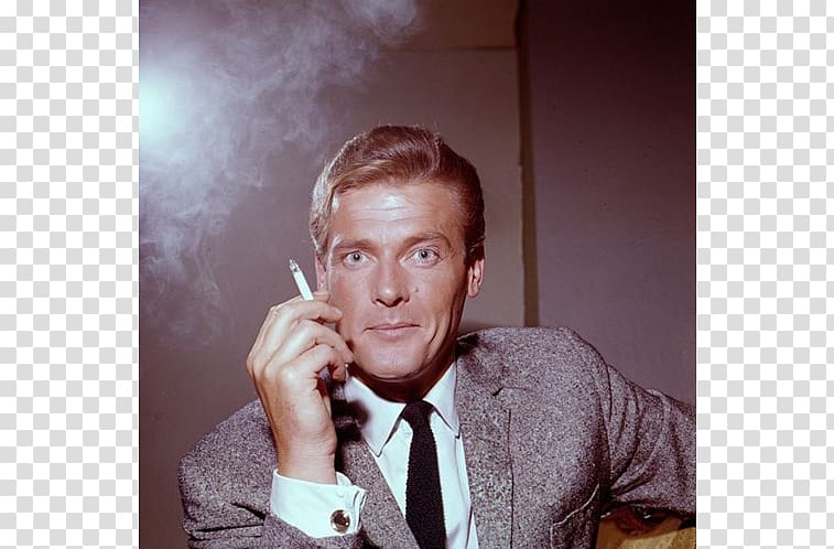 Roger Moore The Saint Television show, roger moore transparent background PNG clipart