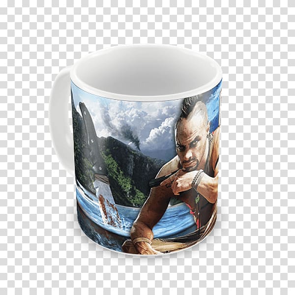 Coffee cup Mug Ceramic Plastic Porcelain, Far Cry transparent background PNG clipart