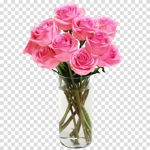 Flower bouquet Vase Rose Gift, creative flower transparent background PNG clipart