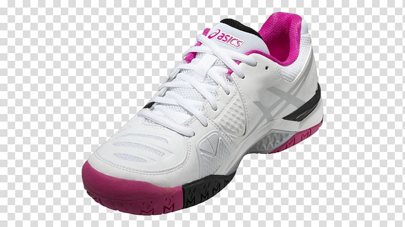 Sports shoes White ASICS Pink, light pink tennis shoes for women transparent background PNG clipart