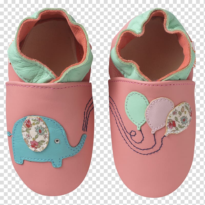 Slipper Shoe Sandal Leather Footwear, elephant motif transparent background PNG clipart