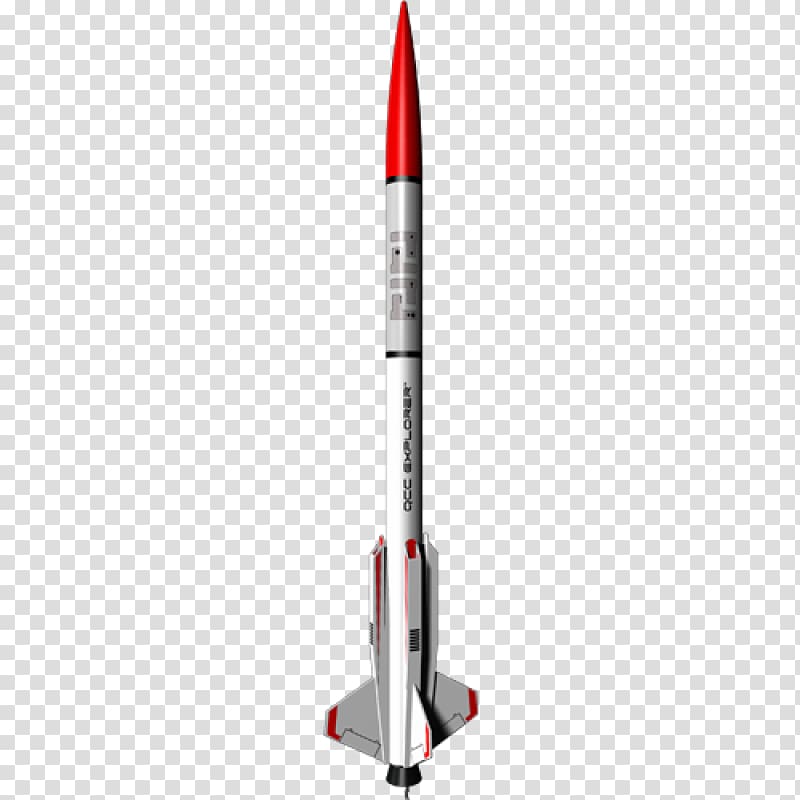 red and white rocket illustration, Estes Industries Model rocket Flight Model building, Rocket transparent background PNG clipart