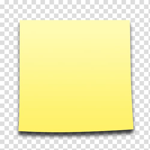yellow sticky note illustration, Post-it note Leipzig Pinnwand Paper, Post-it transparent background PNG clipart