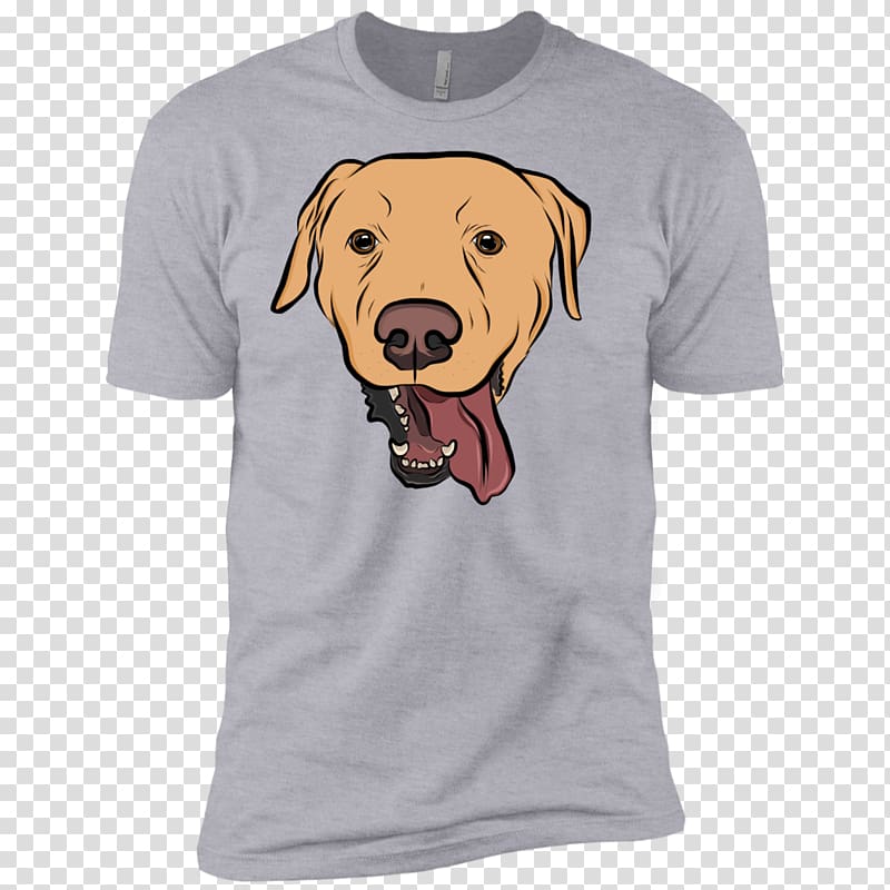 T-shirt Hoodie Sleeve Clothing, Yellow Lab transparent background PNG clipart