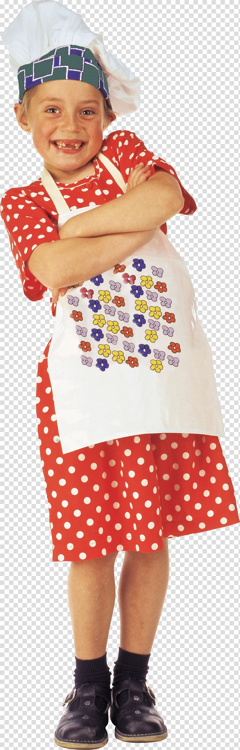 Chef\'s uniform Child Girl Portrait, baby creative transparent background PNG clipart