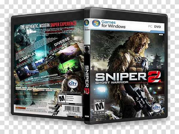Xbox 360 Sniper: Ghost Warrior 2 Sniper Elite PC game, ghost warrior transparent background PNG clipart