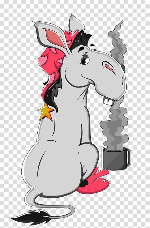 Horse Donkey Cartoon, horse transparent background PNG clipart