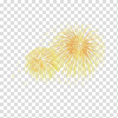 Yellow Fireworks, Fireworks transparent background PNG clipart