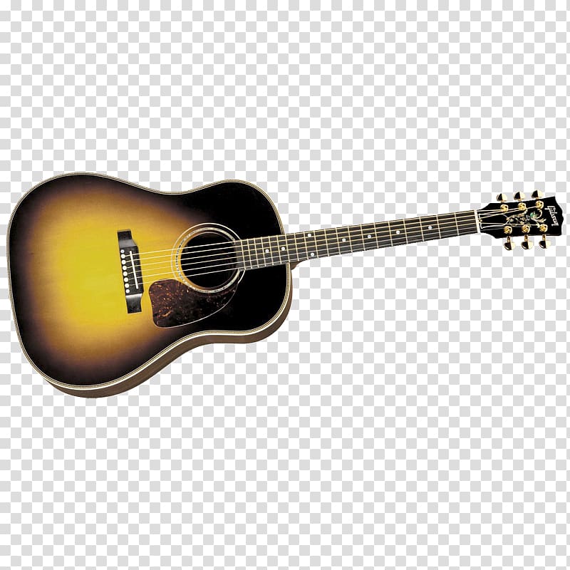 Acoustic guitar Gibson J-45 Gibson Advanced Jumbo Acoustic-electric guitar, Acoustic Guitar transparent background PNG clipart