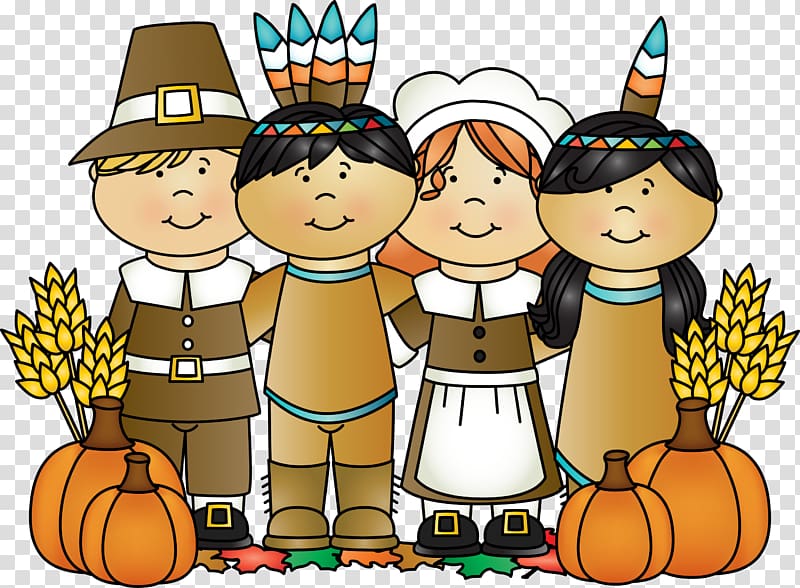 cute boy pilgrim clipart