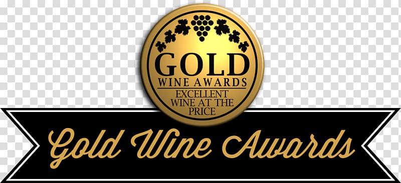 Wine label Logo Chardonnay Brand, gold wine transparent background PNG clipart