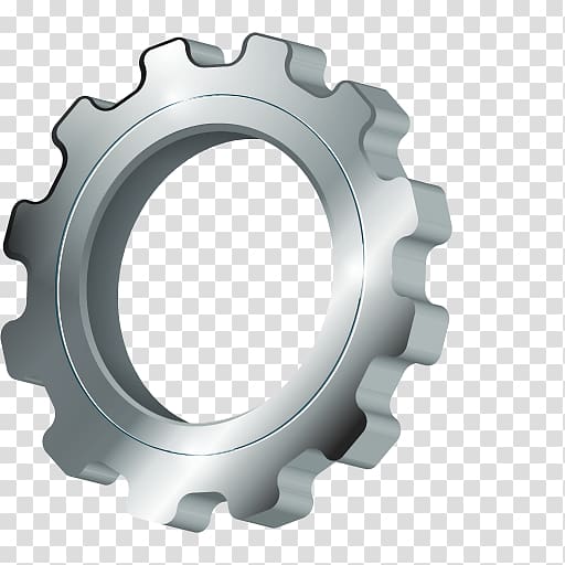 round gray attachment , Gear Computer Icons Apple Icon format Mechanical Engineering, Gear Icons Windows For transparent background PNG clipart