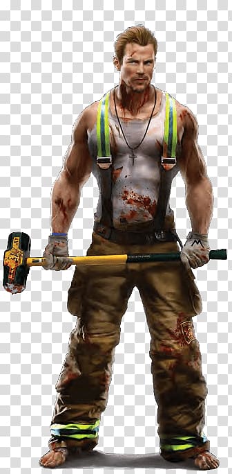 Fireman Holding Sledge Hammer Illustration Dead Island - roblox sledge hammer