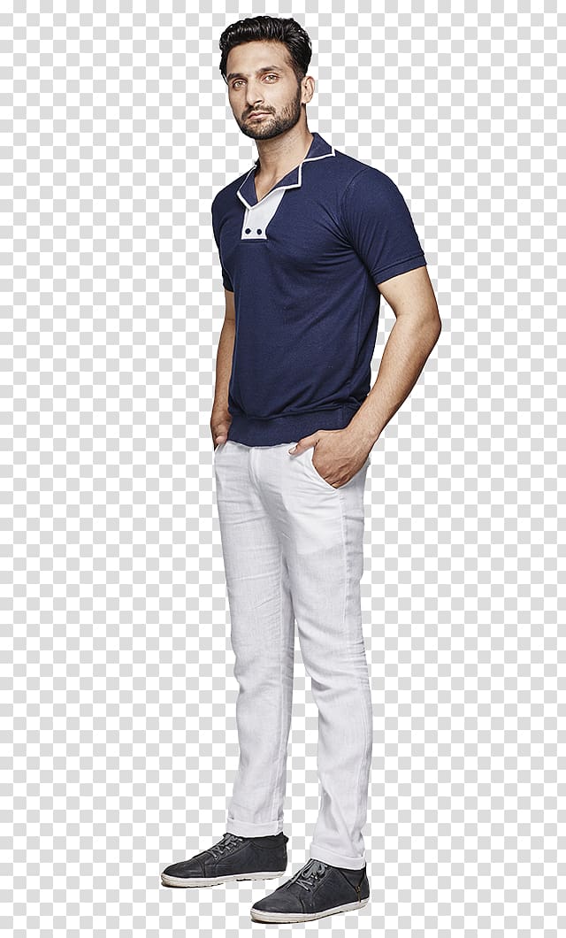 Anil Kapoor T-shirt Polo shirt Dil Dhadakne Do Blue, T-shirt transparent background PNG clipart