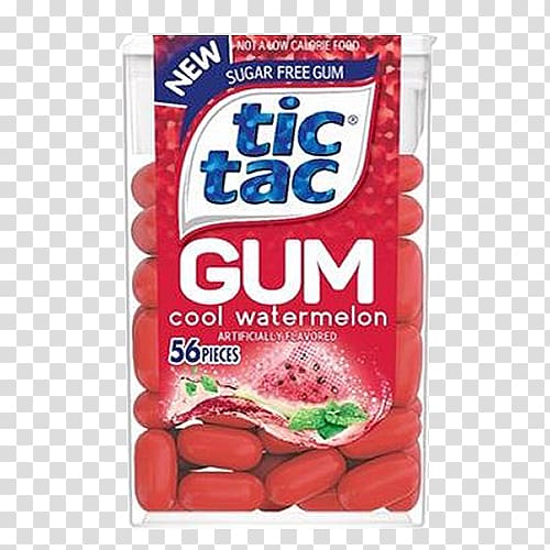 Chewing gum Tic Tac Mentha spicata Mint Candy, chewing gum transparent background PNG clipart