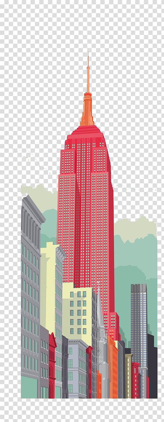 New York City Illustrator Art Director Illustration, Creative Building transparent background PNG clipart