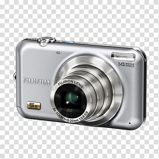 Fujifilm Camera u5bccu58eb Zoom lens, Silver Camera transparent background PNG clipart