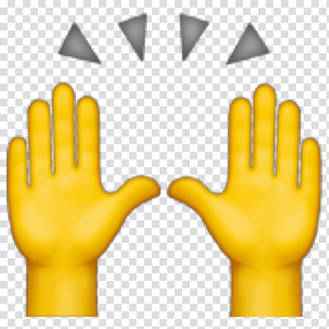 Emojipedia High five Praying Hands iPhone, Emoji transparent background PNG clipart