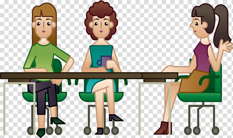 Meeting Customer, Three meeting transparent background PNG clipart